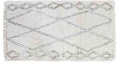 Home ESPRIT Teppich Schwarz Beige Boho 175 x 100 x 3 cm