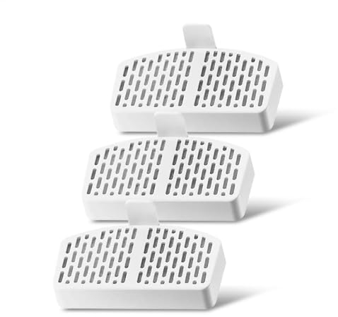 Panasonic CP-JNFT1C Ersatzfilter für CP-JNW01CW Haustiertrinkbrunnen für Katzen & kleine, mittelgroße Hunde, 4-lagiger Filter, Netzfilter, PET-Baumwolle, Aktivkohlenstoff, Ionenaustauschharz,3er-Pack
