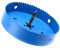 Sierras de Corona 115mm, M42 HSS Bi-Metal Coronas Perforadoras con Adaptador y Broca Piloto Profundidad de Corte 30mm, Abridor de Agujero para Metal Aluminio Madera PVC Plástico, Azul