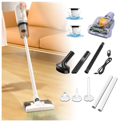MeLtor Aspirateur Balai Laveur sans Fil 5 en 1 Compact - Léger, 35Min Autonomie, Aspirateur Laveur Vapeur pour Sol Dur Tapis Poils d'animaux Voiture