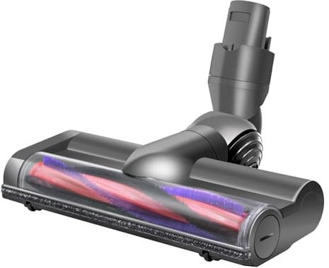 Elektrische Bürste kompatibel für Dyson V6 DC58 DC59 DC62 DC72 DC74 SV04 SV06 SV09, Ersatzteile Direktantrieb Reiniger Kopf Turbine Bodendüse für Dyson V6, TurboBürste für Hartboden und Teppiche