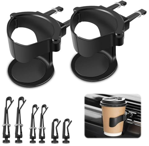 WDDSYH 2Pcs Porte-gobelet Ventilation Voiture, pour Audi A3 2021-2022, Porte-gobelet antidérapant Voiture, Porte-gobelet portatif