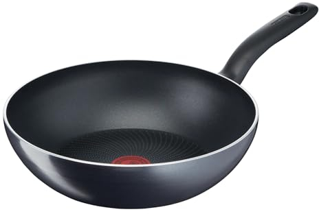 Tefal Wok gris 28cm Start & Cook Tous feux + induction - C2741903