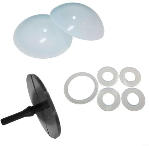 Kit de réparation de joints de valve anti-retour pour souffleur d'air, 2 joints de dôme/champignon, valve parapluie, 5 joints d'étanchéité de connecteur