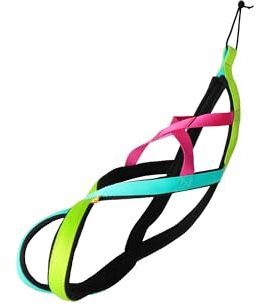 Dingo Hundegeschirre Sled Active Sydney Links Band Farbe Grün Rechts Orange Rücken Blau Canicross Dogtrekking Große S 15085