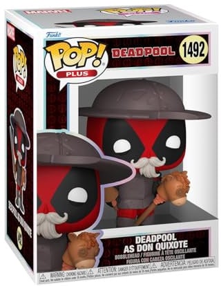 Funko Pop! Plus: Deadpool Literary Classics – Deadpool Don Quixote - Vinyl-Sammelfigur - Geschenkidee - Offizielle Handelswaren - Spielzeug Für Kinder und Erwachsene - Comic Books Fans