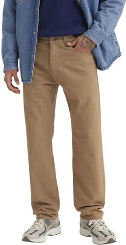 Levi's Herren Jeanshose 555 Relaxed Straight aus Baumwolle, Mid Rise, Braun (Ermine Grove Od), W31/L32