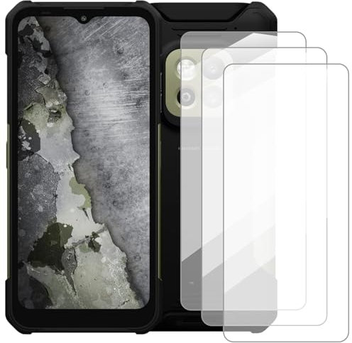 Damolong Screen Protector Compatible with Hammer Construction 2 5G(6.58 Inch) [3 Pack] Glass Screen Protector Suitable for Military Edition, Tempered Glass Protective Film