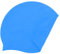 Mipcase Bonnet de Bain en Silicone Bonnet de Bain drôle Piscine Personnaliser Adultes Bonnet Adulte Bonnet Natation Bonnet de Bain Adulte Bonnets de Bain pour Femmes Gel de silice Blue