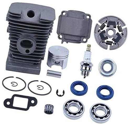 Pexorin Cuscinetto frizione cilindro pistone 38mm, for STIHL, 017 018 MS180 MS170 MS 170 180 motosega con candela guarnizione olio silenziatore guarnizione Candela per tosaerba