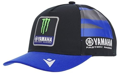 Macron Baseball Cap Team Replica Erwachsene Monster Energy MotoGP, blau, Einheitsgröße
