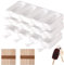 Moldes Helado Silicona, Grande Moldes Helados Magnum, Moldes Paletas, sin BPA, 100 palitos madera natural (B)