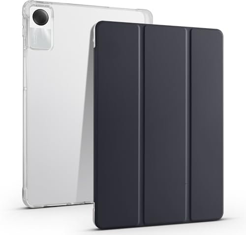 Custodia trasparente per tablet compatibile con Xiaomi Mi Pad 5/MiPad 5 Pro 11 pollici 5G 2021, cover sottile in TPU per accensione e spegnimento automatici, custodia protettiva leggera con portapenne