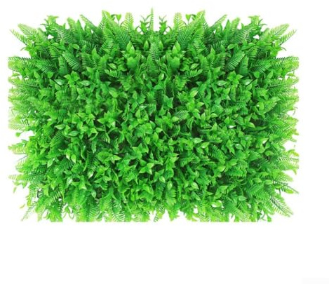 Gettimore Kunstrasen-Platte, 40 x 60 cm, grüner Kunstrasen, für Zuhause, Outdoor, Garten, Balkon, Zaun, Dekoration