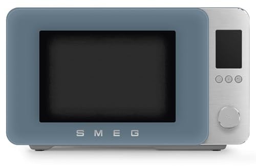 Smeg Kombi-Mikrowelle MOC02SBMEU, 9 Fkt, 2100W, Sturmblau matt