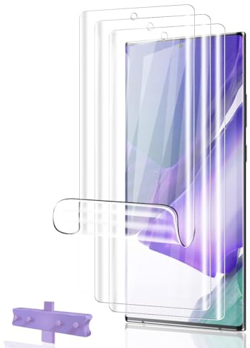 Phlleyaa Protection Décran Pour Samsung Galaxy Note 20 Ultra Flexible TPU | 3 Pièces Anti-Rayures, Facile à Installer, Ultra Résistant, HD Transparent Protection Écran Pour Samsung Galaxy Note 20 Ultra