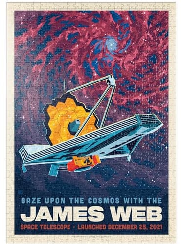 MyPuzzle NASA 2021: James Webb Space Telescope - Premium 1000 Teile Puzzle - MyPuzzle Sonderkollektion von Anderson Design Group