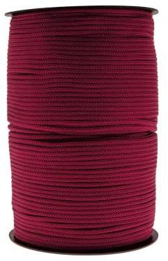 Stafil Cordino Thai Cord 3 mm 400 g 200 m per Borse a Uncinetto Colore Bordeaux