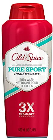Old Spice High Endurance Body Wash, Pure Sport, 18 fl oz (532 ml)