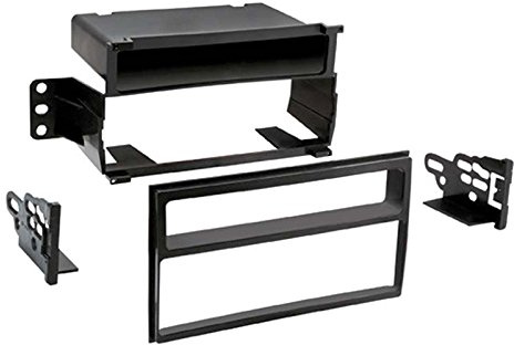 Radioblende kompatibel mit Nissan Tiida Versa (C11) 1-DIN Fach schwarz Bj. 2007-2011