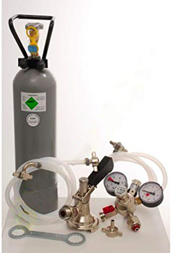 Zubehörpaket 4 mit 2,0 kg CO2 für 2 leitige Zapfanlagen mit 1 * Korb Fitting und 1 * Köpi Fitting