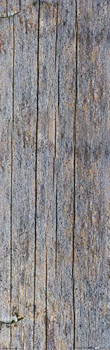 1art1 Landhausstil Poster Grobe Holzwand Kunstdruck Bild 158x53 cm