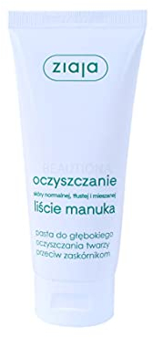 Ziaja Tief reinigendes Gesichtspeeling in Form einer Paste mit Manu Blätter-Extrakt 75ml