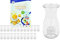 MamboCat 24er Set Weckgläser Saftflaschen mit Deckel 290 ml I Original Weck Glasflasche I Einweckflaschen mit Deckel für Säfte Saucen Öle UVM I inkl. Diamant-Zucker Gelierzauber Rezeptheft