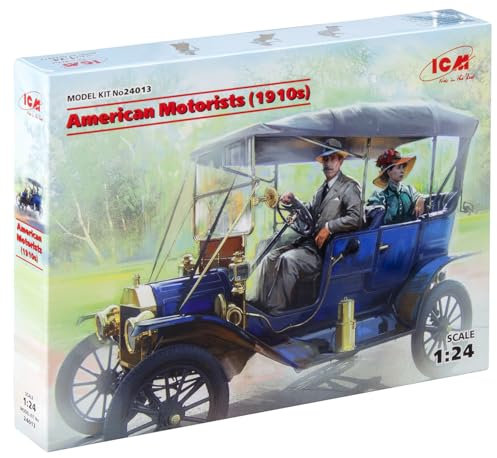 ICM Figuren American Motorists (1910S)(1Male, 1Female Figures)