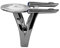 getDigital Unisex-Ring Raumschiff Science-Fiction 925 Silber Gr. 64 (20.4) - 12839