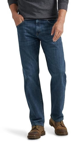 Wrangler Authentics Classic 5-Pocket Relaxed Fit Jean, Slate Flex, 34W x 34L Homme