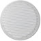 Ø 200mm Rejilla de Ventilación con Mosquitera - Rejillas de Aireación Metálicas - Acero, Blanco