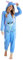Disney Pigiama Intero Donna - Pigiama Stitch Interi in Pile IH Oh Angel Minnie Malefica S-2XL - Gadget Stitch Idea Regalo (Blu Stitch, S)