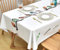 Yofori Vinyl Tischdecke, Plastik Abwischbare Tischdecke PVC Wasserabweisend Tischdecken für Küche Garten Outdoor (Vogel, 137x220cm)