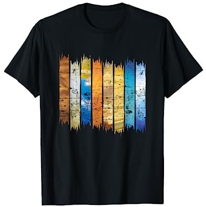 Teleskop Nerd Geschenk Astronomie Retro Astronomie T-Shirt Schwarz S Unisex Erwachsene und Kinder