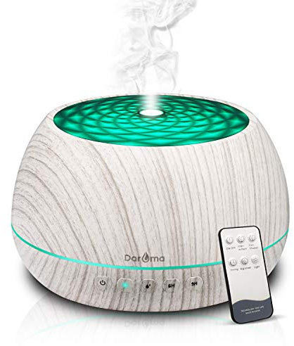 DAROMA 1000ML Essential Oil Diffuser with Bluetooth Speaker & Remote, 2024 Upgrade Aromatherapy Diffuser,Aroma Diffuse with Music Player Function,Humidifier,LED Light in 7 Colors,Home Office Bedroom