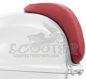 Rückenlehne - Rückenpolster - Top Case Vespa Primavera - Sprint - 50 125 150 ccm - Farbe rot