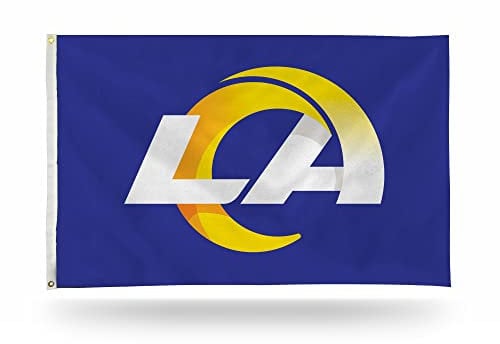 Rico Industries NFL Los Angeles Rams einseitige Banner mit Ösen, 90 x 150 cm