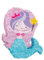 Unique 68141 Meerjungfrau 3D-Piñata in Meerjungfrauenform, 1 Stück, Mehrfarbig