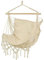 Hängesessel Ibiza Fransen Hängestuhl Beige Natur Boho Style Hippie Outdoor Camping