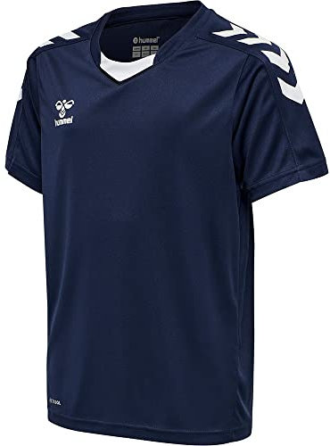 hummel Core XK Poly Trikot Kids Weiß blauweiss, 16 (176) Kinder