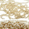 HOVUK® 10M Shiny Bead Garland, Shatterproof Rosegold Bead Chain, Plastic Pearl Beads Christmas Garland, Traditional Luxury Christmas Tree Decoration