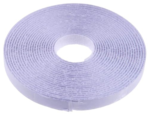 SIDCO Klettband für Fliegengitter Fenster selbstklebend weiß extra stark 5 m x 10 mm
