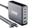 WOTOBEUS 240W 5-Ports USB C GaN Charger | PD 100W PPS45W Super Fast Charging Station & 5A Cable & AC Cord for iPhone 16 15 14 iPad MacBook Pro Air Galaxy S25 S24 S23 Ultra Pixel Type-C Laptop