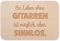JUNIWORDS Frühstücksbrettchen, Ein Leben ohne Gitarren ist möglich, aber sinnlos, Holzbrett Frühstücksbrett Holzbrettchen (1009829)