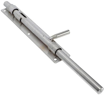 DOITOOL Stainless Steel Door Floor Latch Iron Fence Gate Lock Garden Lock Gate Outdoor Extension Latch Simple Installation Match Different Home Decorations