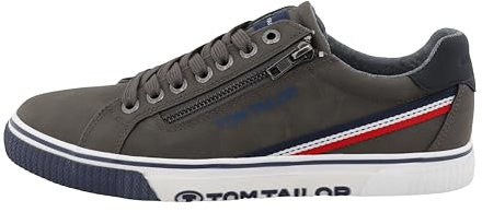 Tom Tailor Herren 7480040002 Sneaker, Grey, 41 EU