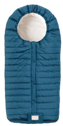 Nuvita 9658 Junior Slender | Saco universal para cochecito | Máxima protección contra el frío de 6 a 36 meses (100 cm) | Ultra fino, ligero y protector hasta -10 °C | Azul