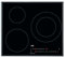 AEG Placa Inducción IKB6340SFB, 60 cm, 3 Zonas de cocción, Fuegos 28 cm, 21 cm y 14,5 cm, Función PowerBoost, Calentamiento rápido automático, 7350W, Temporizador, Negro