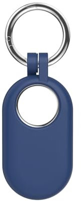 Vancle Coque pour Samsung Galaxy SmartTag 2, Anti-Rayures Étuis en Silicone avec Porte-Clés pour Samsung Smart Tag 2, Convient aux Collier Chat Chine, Sacs à Dos, Portefeuilles